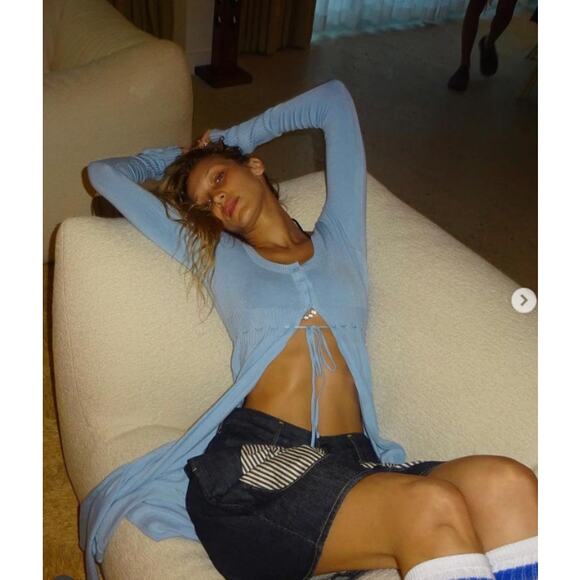 FRANKIES BIKINIS Jewel Knit Cardigan - Picture 1 of 16